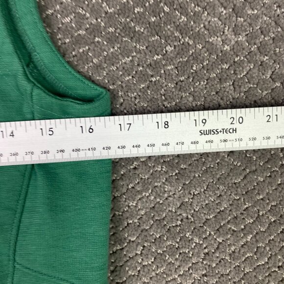 Ibex Merino Wool Vest Women's Small Green Full Zip Sweater Shak - Picture 9 of 11